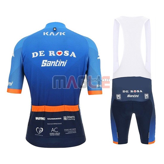 Maglia De Rosa Manica Corta 2019 Blu - Clicca l'immagine per chiudere